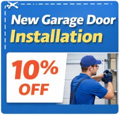Coupon - New Garage Door Installation 10% Off